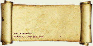 Hana Runjanin vizit kartica